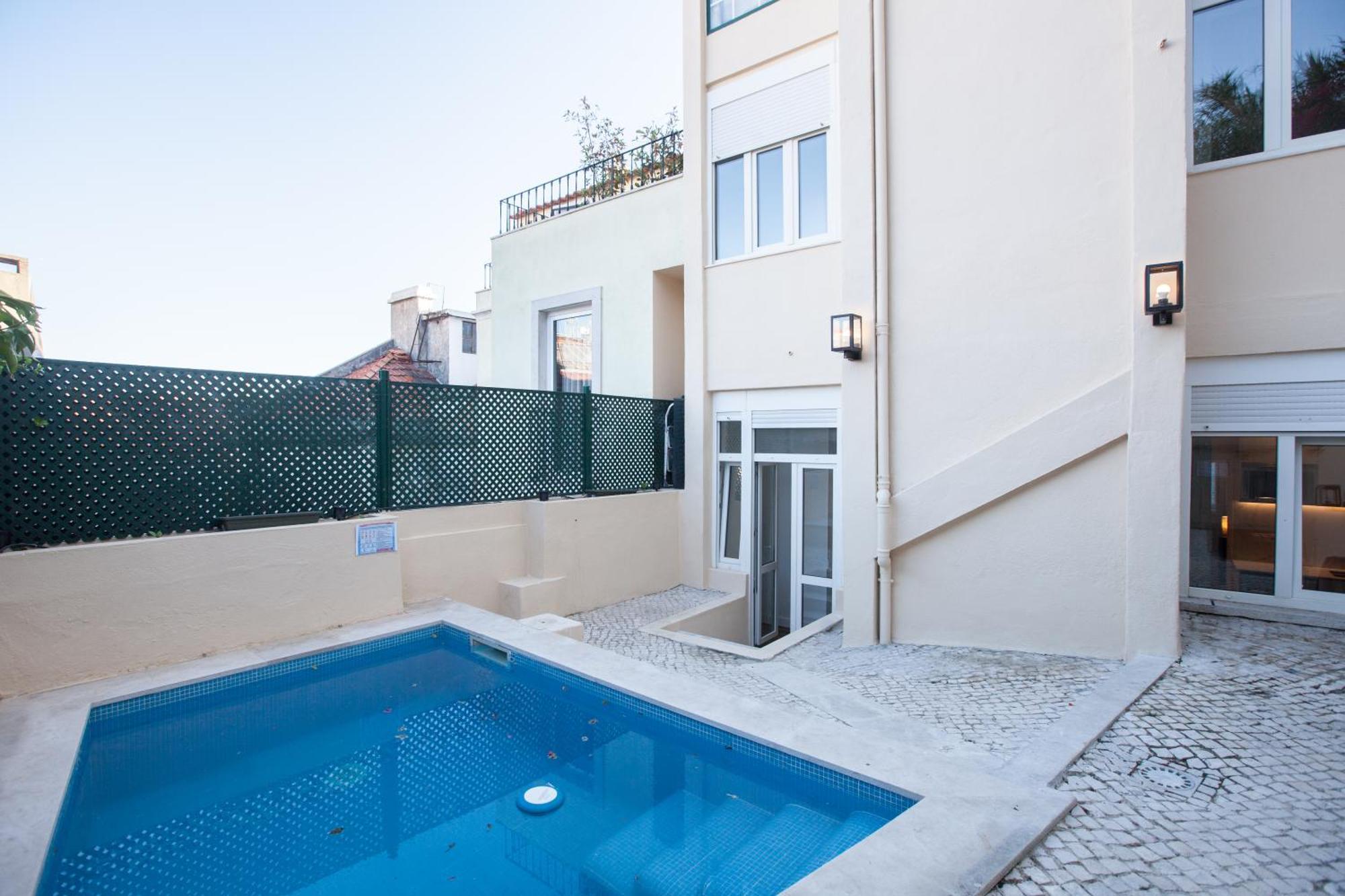 Flh Graca Charming Duplex With Small Pool Lisbona Esterno foto