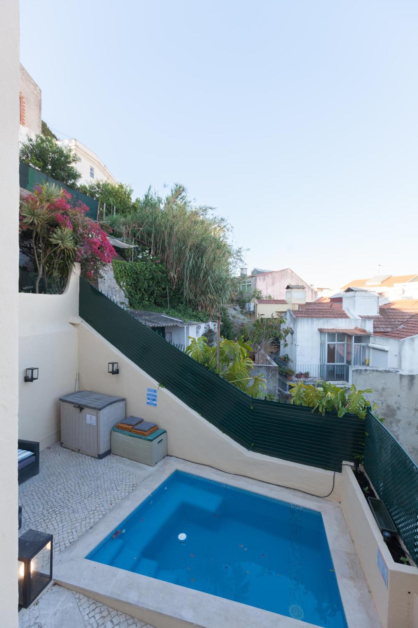 Flh Graca Charming Duplex With Small Pool Lisbona Esterno foto